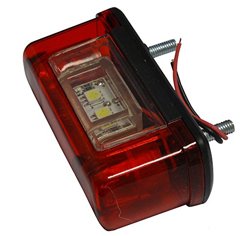 Aerzetix - Illuminazione a LED 24V targa di registrazione per autotreno semirimorchio .