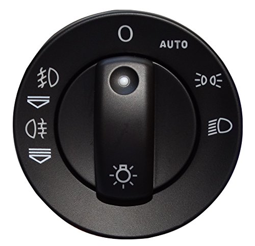 Aerzetix - Interruttore del tasto funzione C16167 ,controllo fari e luce fendinebbia per auto , compatibile con 8E0941531D/B .