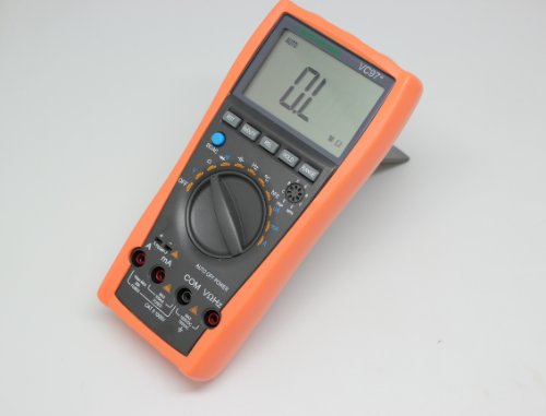AideTek VC97+ Digital Auto Range Multimeter Tester Capacitor Amp Voltage AC DC Temp Diode Buzz Frequency