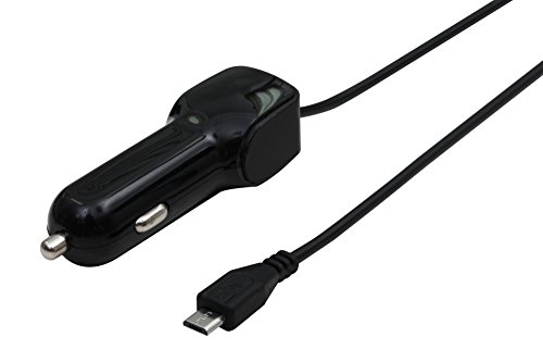 AIV 440644 12/24 V Caricatore per auto su Micro cavo USB – 2 A – Nero
