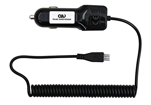 AIV 440644 12/24 V Caricatore per auto su Micro cavo USB – 2 A – Nero
