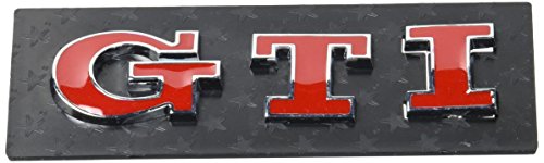 Akhan 3d07229 – cromato 3d scritta emblema logo GTI