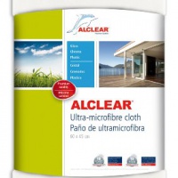 Alclear 950002 950002IF Panno per Finestrini in Microfibra Ultra, 60 x 45 cm, Bianco