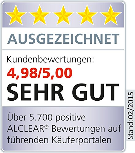 Alclear 950006 950006IF Star Panno Speciale in Microfibra, 40 x 45 cm, Bianco