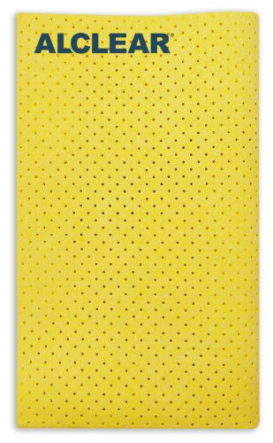 ALCLEAR 950015 Pelle di daino Ultra in microfibra, giallo, 40 cm x 45 cm