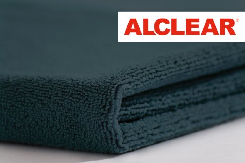 ALCLEAR a257341 m-super in microfibra cane asciugamano, grigio, 60 x 60 cm