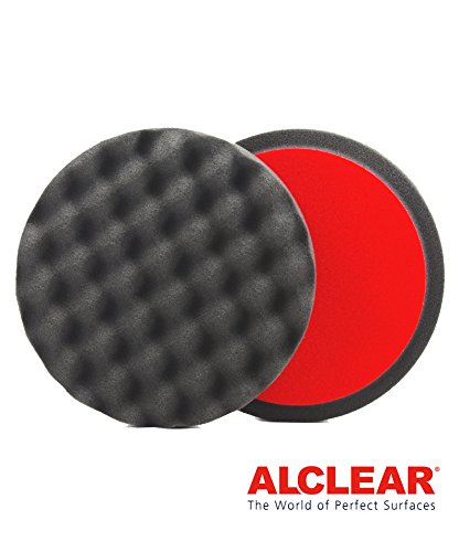 ALCLEAR Set di 2 dischetti per lucidatura a cialda anti ologrammi per un sistema disco Ø 160x30 mm, antracite
