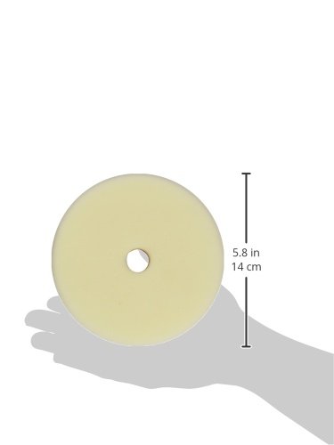 ALCLEAR Set di 2 dischetti per lucidatura morbido per macchine RUPES per un systema disco Ø 145/128 x 25 mm, bianco