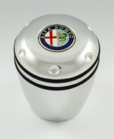 Alfa Romeo leva del cambio "lift indietro compatibile" in alluminio massiccio, Detailed enamel