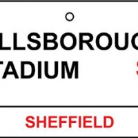Ali Air Freshener - Deodorante per auto a forma di cartello stradale Hillsborough Stadium, Sheffield