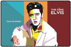 Ali Air Freshener - Deodorante per auto, motivo: Elvis Presley, Love me tender