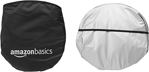 AmazonBasics Tendina parasole per parabrezza auto, misura grande