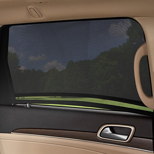 AmazonBasics - Tendine parasole per finestrini auto, da infilare sul telaio, confezione da 2