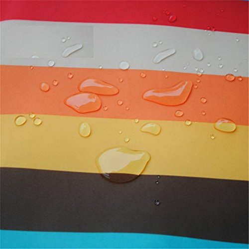 Amcho passeggino/SEGGIOLONE/seggiolino auto cuscino pellicola protettiva impermeabile traspirante Pad (strisce arcobaleno)