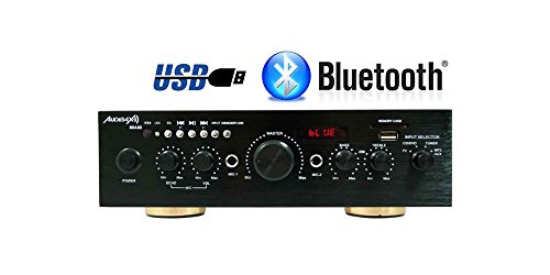 Amplificatore Bluetooth 100 W audibax Miami. Ingresso Microfono, SD/USB