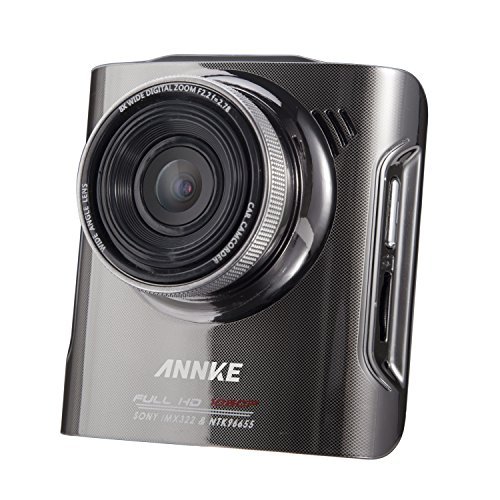 Annke - X4 1080p fotocamera hd auto dvr full hd con g-sensor, h.264, supporto ampio angolo di visione di 170 gradi e hdmi / tv out