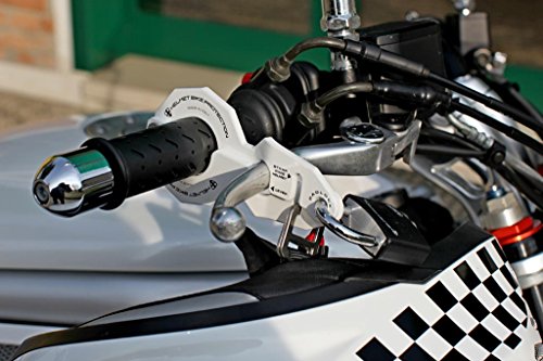 Antifurto moto e casco combinato Standard Bianco con lucchetto Abus
