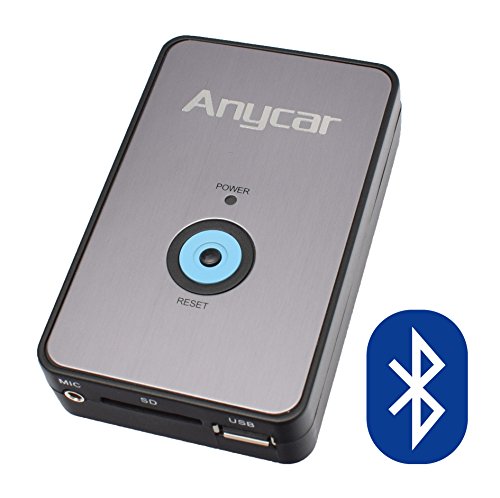 Anycar - Adattatore USB/SD/AUX, con Bluetooth, per BMW E46, Z3, E39, E38, MINI R50 R53