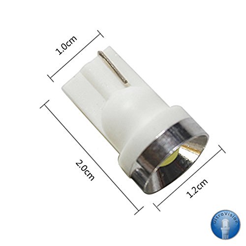 ARH Auto Accessories - Confezione da 2 lampadine laterali Ultravision SMD 501 T10 W5W, 12 V, 5 W