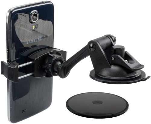 Arkon MG279 Car Passive holder Black holder - Holders (Mobile phone/smartphone, Car, Passive holder, Black, iPhone 6 Plus, 6, 5, 5S, 5C, 4S, 4, 3GS, iPod touch, Samsung Galaxy Note 4, 3, 2, S5, S4, Google..., 360°)