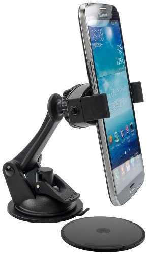 Arkon MG279 Car Passive holder Black holder - Holders (Mobile phone/smartphone, Car, Passive holder, Black, iPhone 6 Plus, 6, 5, 5S, 5C, 4S, 4, 3GS, iPod touch, Samsung Galaxy Note 4, 3, 2, S5, S4, Google..., 360°)