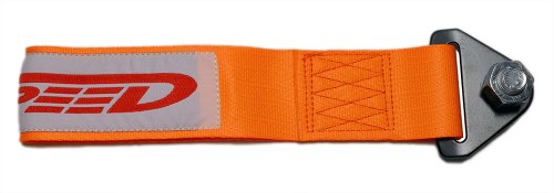 AROSPEED ORANGE TOW STRAP Kit High Tensile Strength Heavy Duty Steel and Polyester 10,000 LB Pound Rating Front Rear Universal JDM for Cars Trucks