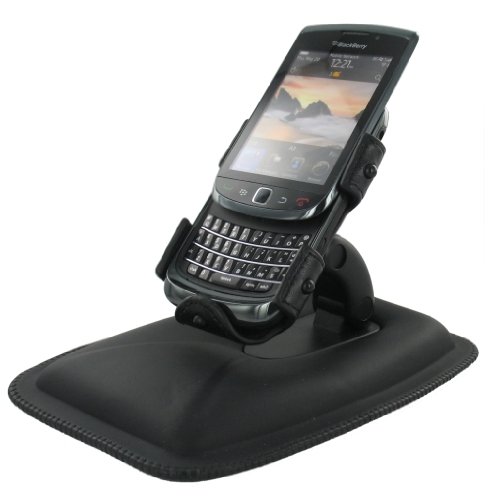 AS-Mobility ASCMADSP antiscivolo, Deluxe Supporto auto per Smartphone, colore: nero