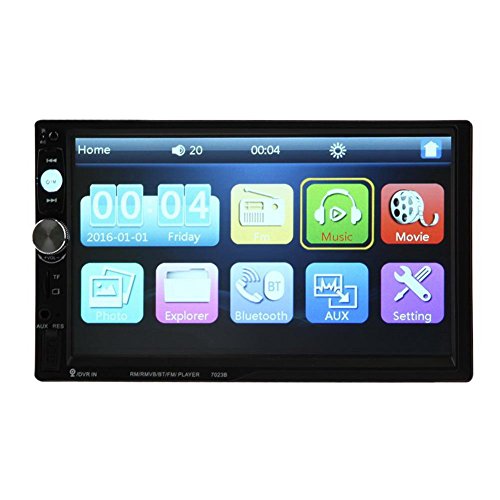 Asiproper auto 17,8 cm 2 DIN Bluetooth HD touch screen auto radio MP5 Player