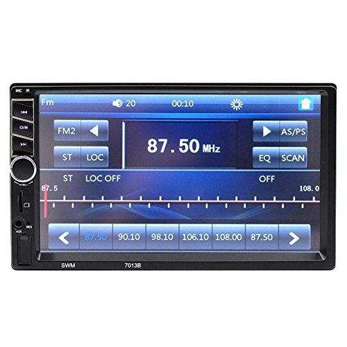 Asiproper schermo 2 DIN 7 in auto Bluetooth stereo MP5 FM radio W/telecomando