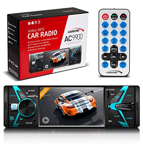 Audi ocore ac9900 Autoradio con schermo TFT 800 X 480 Bluetooth MP5 telecomando AUX SD USB Radio FM Audio Video Auto avi DIVX