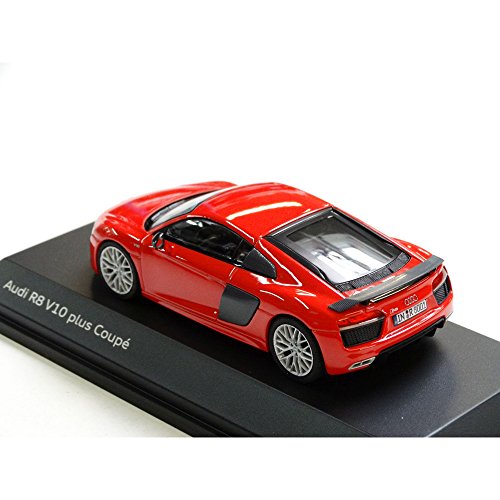 Audi R8 Coupe 5011518423 Modellino di automobile in miniatura in scala 1:43, Dynamite, colore: rosso