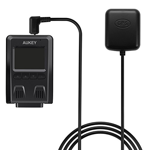 AUKEY GPS Antenna per Dash Cam con Porta GPS 4-Pin 3.5mm e AUKEY Telecamera per Auto DR01, DR02, DR02 J e DR02 D