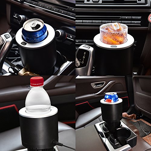 Aushen auto elettrica auto Cup Cooler/Warmer 2018 New semiconduttore mini frigo porta bevande raffreddamento riscaldamento o bevande lattine caffè in pochi minuti