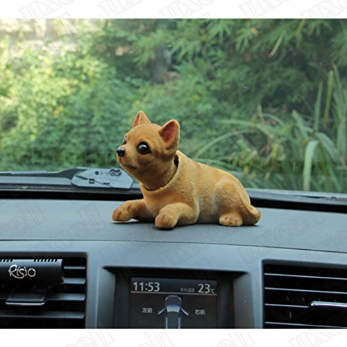 Auto Auto Chihuahua Annuendo Bobblehead Cruscotto Cani Decorazioni Giocattolo