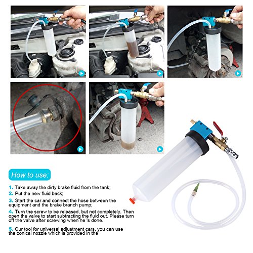 Auto Car Brake Fluid specifica per cambio olio pompa liquido freni di strumento Automotive pompa spurgo olio vuoto cambio sgocciolato kit