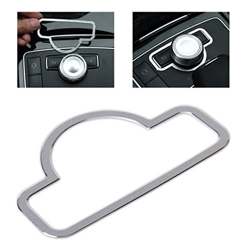 Auto Center console Multimedia Button cover Trim in lega di alluminio accessori interni per classe e W212 2011 – 2013 X204 GLK 2008 – 2015 W204 classe C 2008 – 2013 auto styling