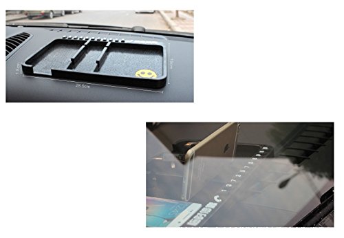 Auto cruscotto anti-skip personale unità cellulare ripiani vassoio doppio slot per schede con numero di telefono DIY display