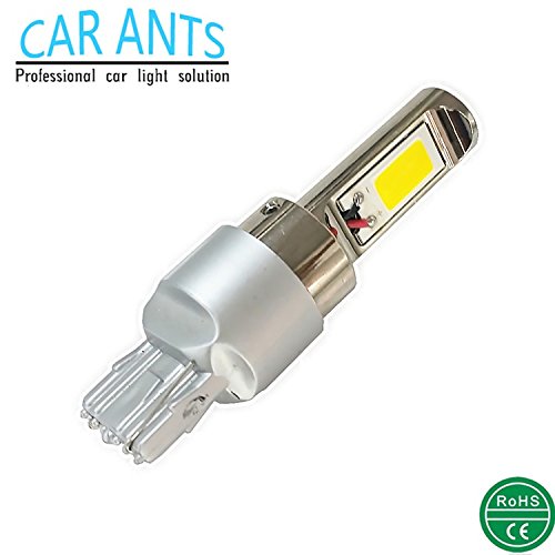 Auto formiche auto parts 12/24 V estremamente super Bright COB chips, 30 W 1400LM LED backup/Brake Light bulbs, Plug-n-Play Golden colore giallo (confezione da 2)