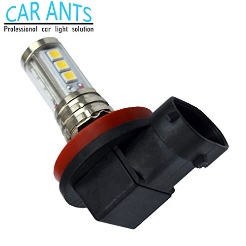 Auto formiche auto parts estremamente luminoso chips h11-h Series, 30 W 1400LM LED Fog Light bulbs, Plug-n-Play freddo colore bianco (confezione da 2)