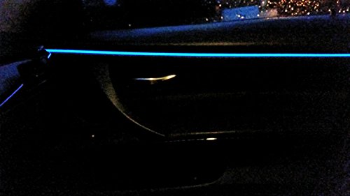 Auto illuminazione el luci corda Neon Auto illuminazione interna 1 m, colore: blu