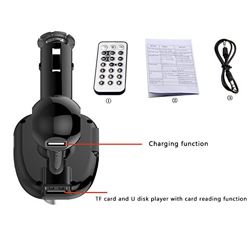 Auto MP3 Player Bluetooth Trasmettitore FM Drahtloser modulatore FM Remote Control Car Kit Freisprechen A2DP USB SD MMC Nuovo 2015