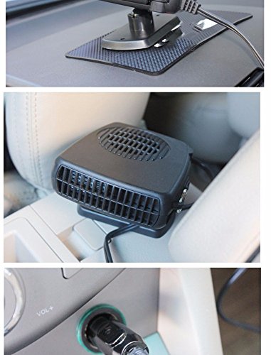 Auto riscaldatore parabrezza sbrinatore auto riscaldamento elettrico mulino a vento con ventilatore di riscaldamento, 12V