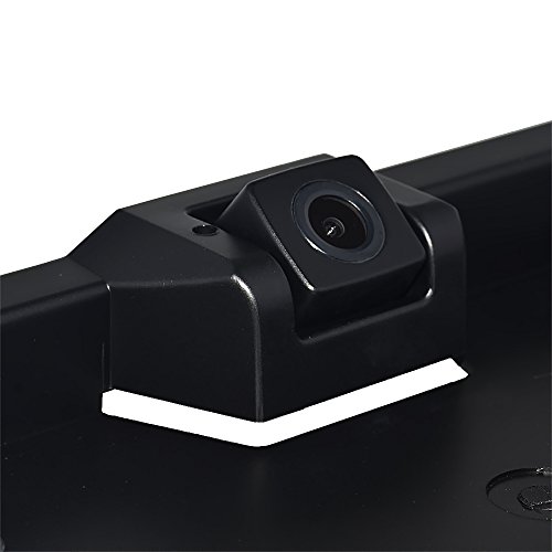 Auto Safety universale europea portatarga retrovisione di sostegno macchina fotografica con 16 IR LED di visione notturna 170 ° angolo impermeabile IP67 antiurto