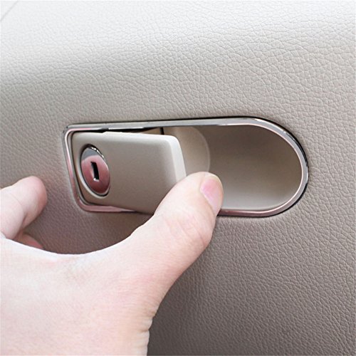 Auto styling in lega di alluminio Key hole Trim sticker accessori interni decorazioni