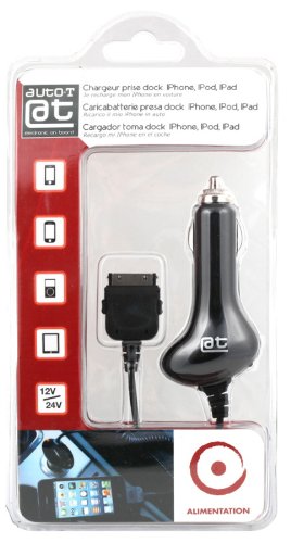 Auto-T 540114 Auto Black mobile device charger - Mobile Device Chargers (Auto, MP3, Smartphone, Tablet, Cigar lighter, iPhone 3, 4, 4S, iPod iPad, Black, Blister)