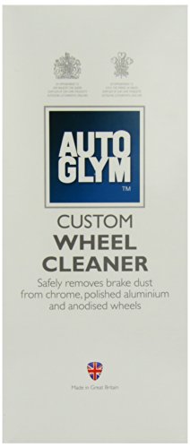 Autoglym (AG) Custom x 1-Flacone Detergente per cerchi in lega e 2 spazzole per pulizia senza acido