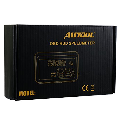 Autool 12 V Digital auto OBD HUD Head Up display km/h mph tachimetro + allarme velocità eccessiva + motore Trouble allarme temperatura dell