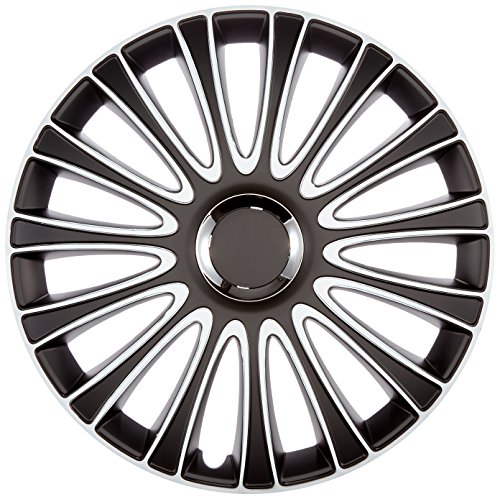Autostyle PP 5197 - Set di cerchioni copriruota LeMans 17", colore: bianco/nero