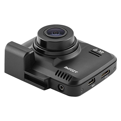 Azdome GS63H Registratore DVR per auto WiFi Novatek 96660 Videocamera con videocamera GPS integrata 4K 2880x2160P Visore notturno G-sensor Dash Cam (Colore: nero)