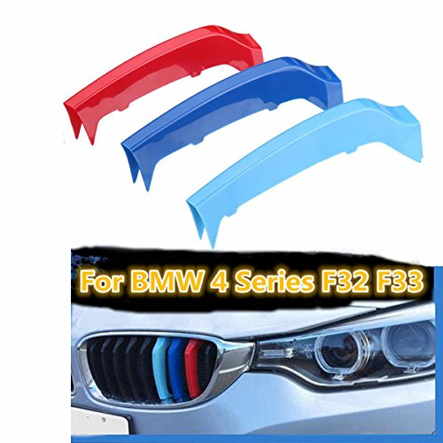 B m W 4 Series 2014 – 2017 9 grill m Power m sport Tech Bonnet Hood Rene griglia Trim fibbia clip in striscia strisce copertura Decor F32 F33